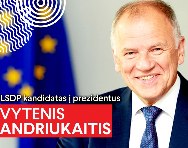 Socialdemokratų kandidatas į prezidentus – V. Andriukaitis